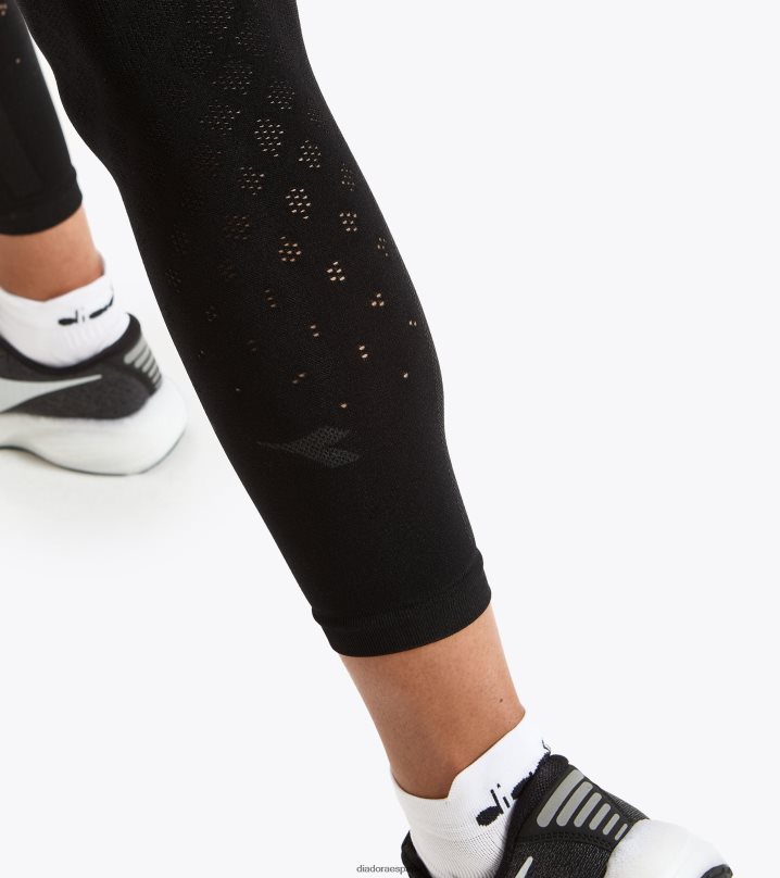 yo acto de pantalones 8T8H4Z692 negro mujer Diadora vestir