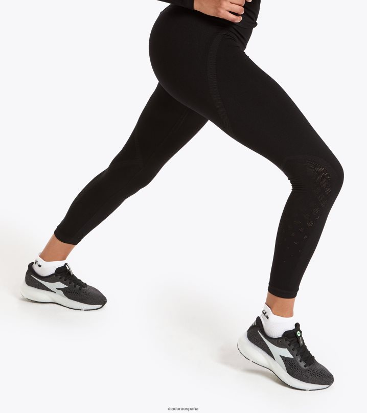 yo acto de pantalones 8T8H4Z692 negro mujer Diadora vestir