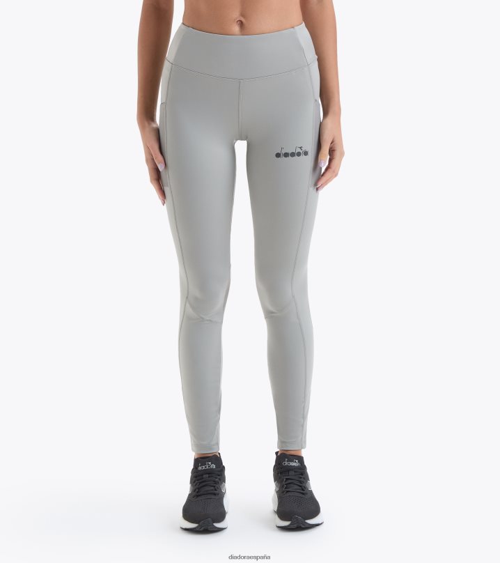 yo las medias de hw deben ser de un pie 8T8H4Z599 plata metalizada mujer Diadora vestir