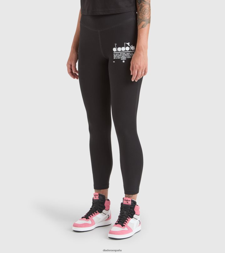 yo manifiesto de polainas 8T8H4Z642 negro mujer Diadora vestir