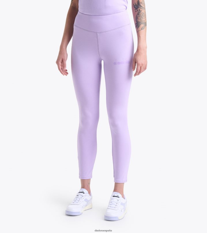 yo polainas logotipo de spw 8T8H4Z688 Rosa purpura mujer Diadora vestir