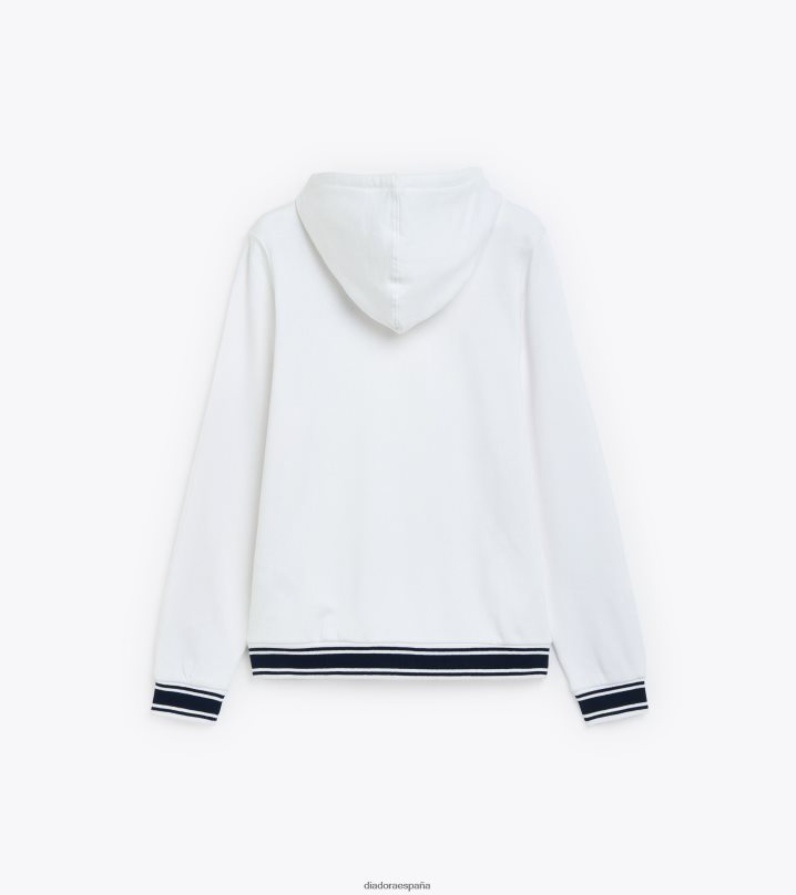 sudadera con capucha l.tweener 8T8H4Z615 blanco óptico mujer Diadora vestir