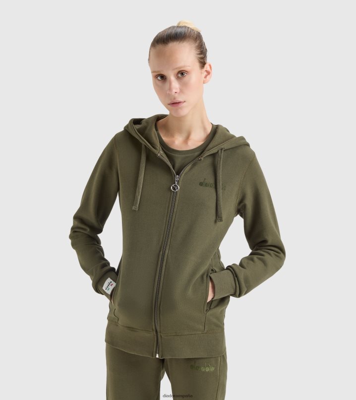 yo sudadera fz mii 8T8H4Z603 militar verde mujer Diadora vestir