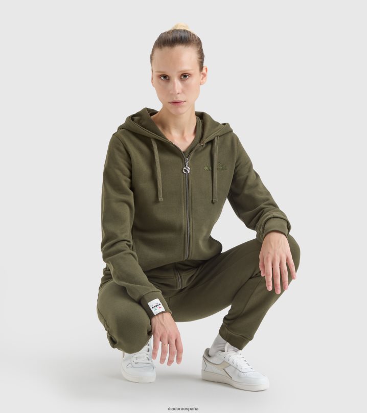 yo sudadera fz mii 8T8H4Z603 militar verde mujer Diadora vestir