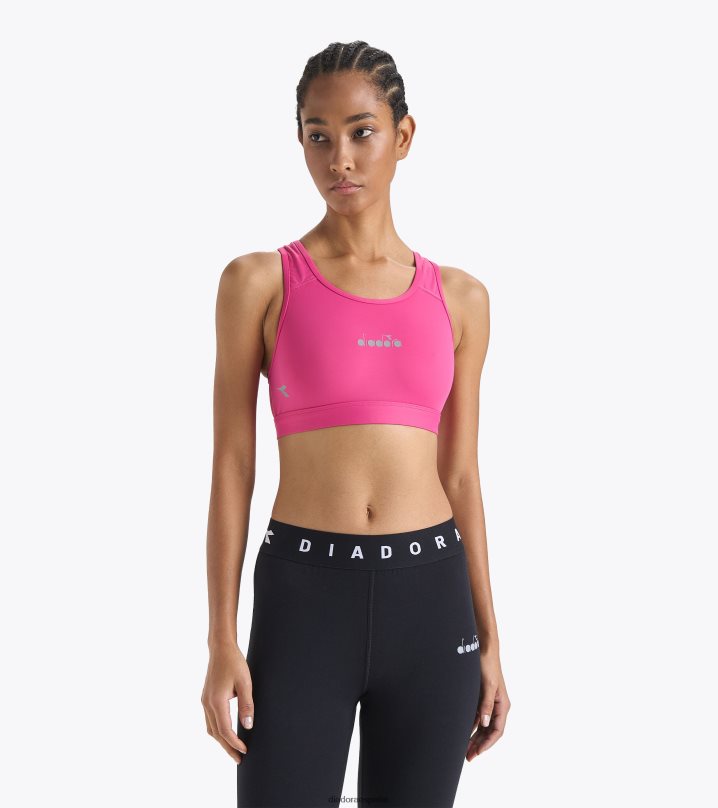 yo sujetador medio 8T8H4Z677 milenrama rosa mujer Diadora vestir