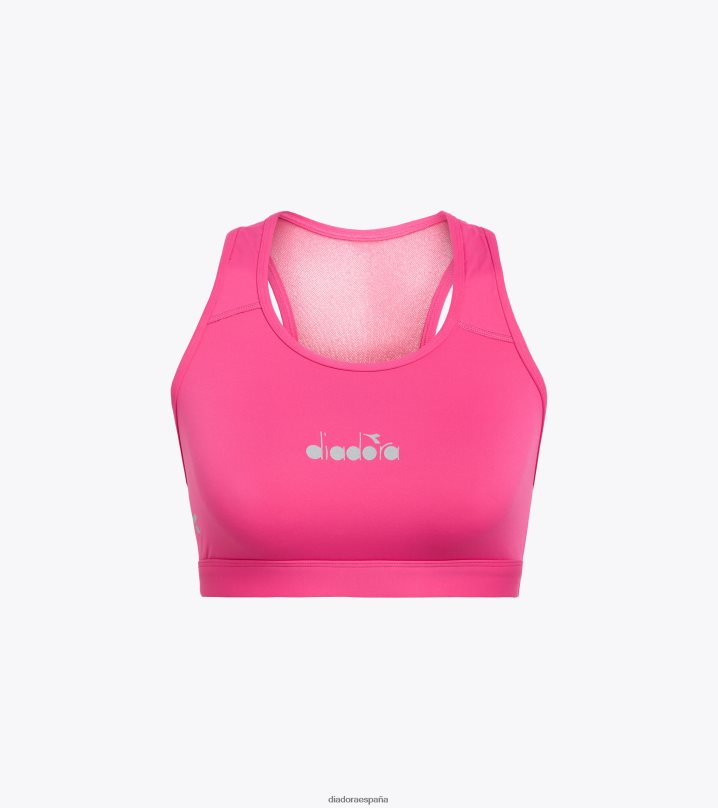 yo sujetador medio 8T8H4Z677 milenrama rosa mujer Diadora vestir