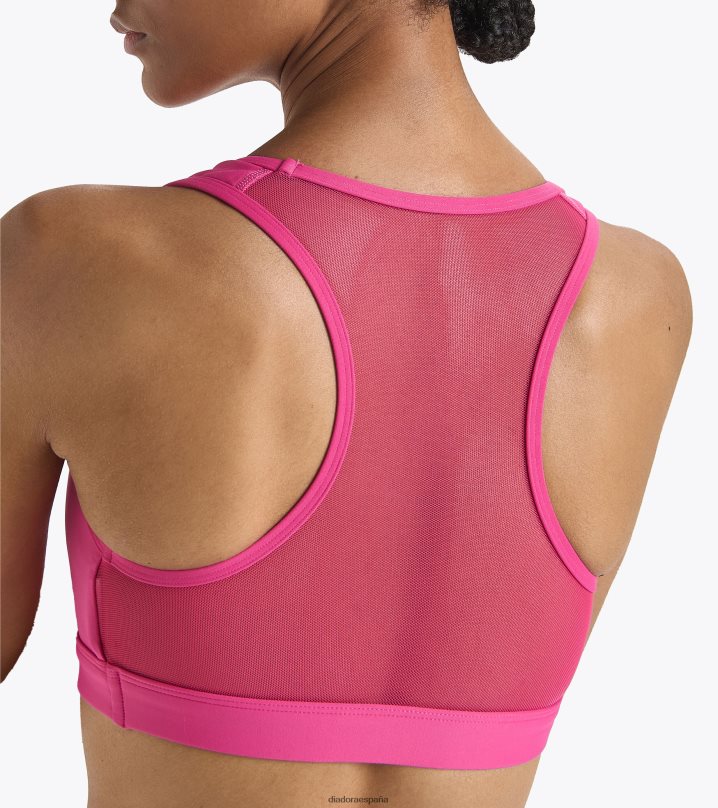 yo sujetador medio 8T8H4Z677 milenrama rosa mujer Diadora vestir