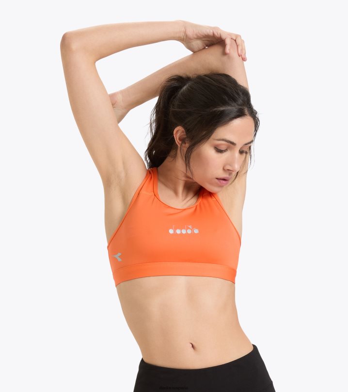 yo sujetador medio 8T8H4Z678 naranja bermellón mujer Diadora vestir