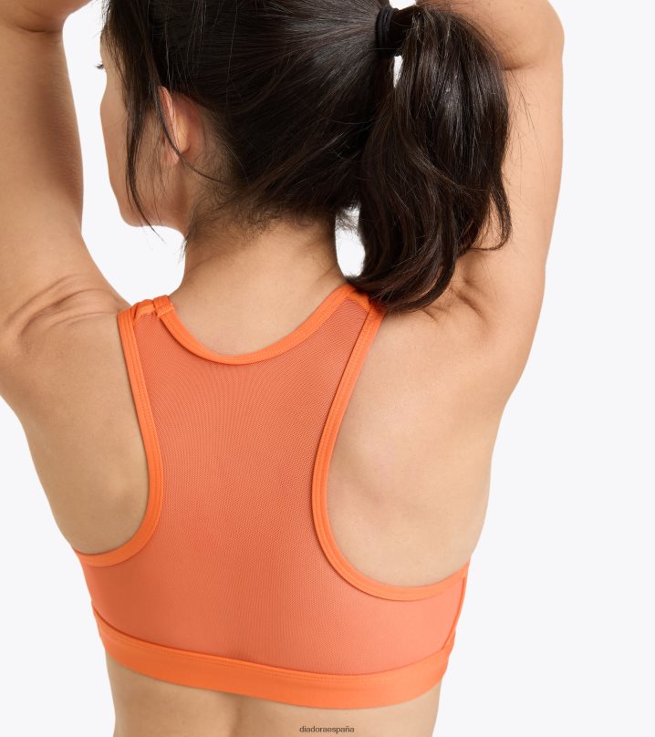 yo sujetador medio 8T8H4Z678 naranja bermellón mujer Diadora vestir