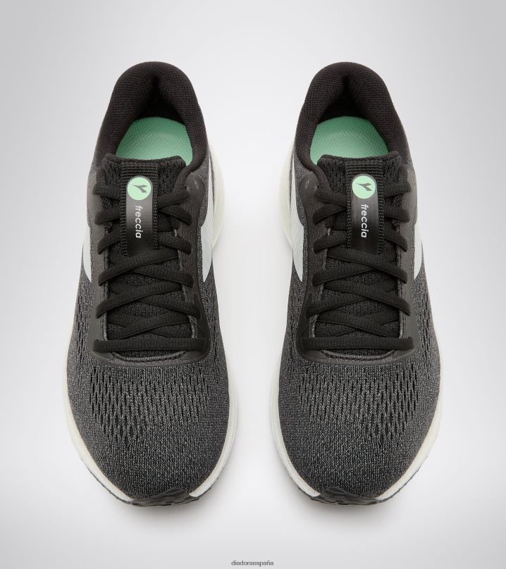 frecuencia w 8T8H4Z631 blanco negro mujer Diadora zapatos