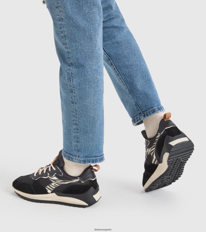 jolly animalier 8T8H4Z586 negro/pergamino mujer Diadora zapatos