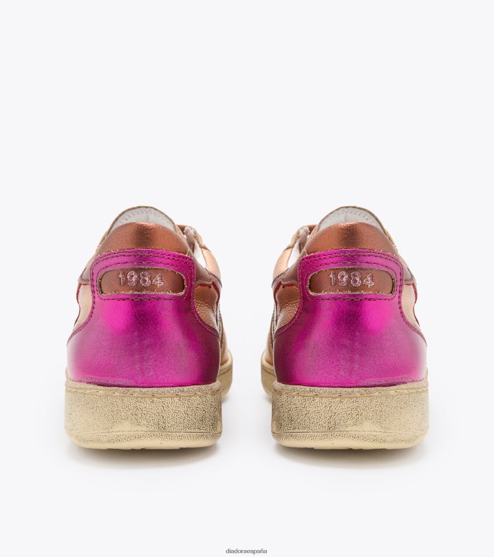 mi basket low metalico usado wn 8T8H4Z540 tostada mujer Diadora zapatos