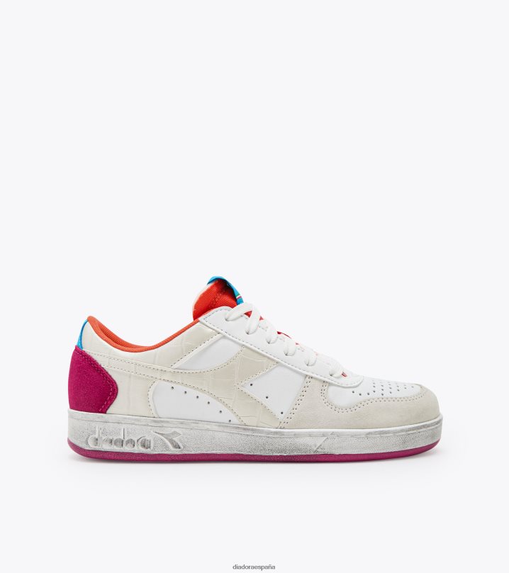 canasta magica baja croco wn 8T8H4Z591 blanco/botón de soltero/daiquiri mujer Diadora zapatos