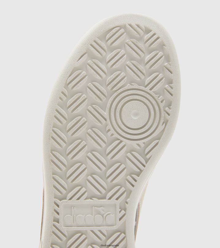 canasta magica baja cuero wn 8T8H4Z597 mármol blanco/lila mujer Diadora zapatos