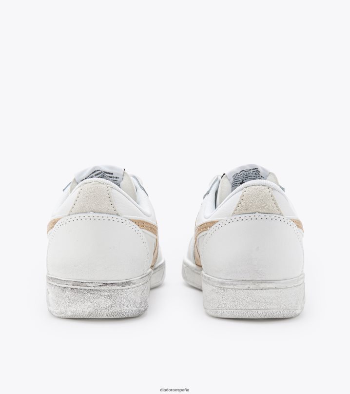 canasta magica baja metal wn 8T8H4Z587 blanco/almendra escarchada mujer Diadora zapatos