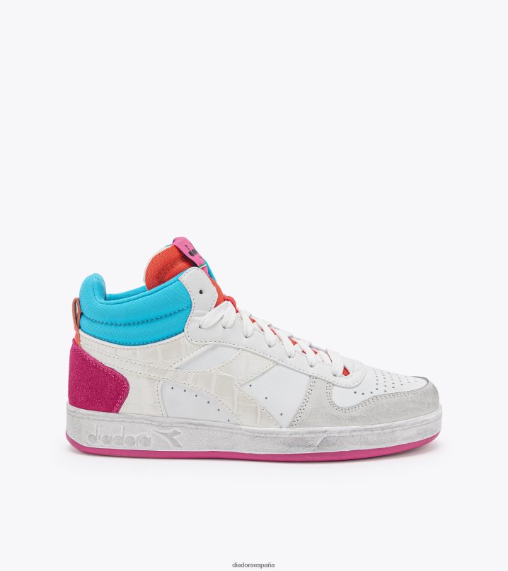 canasta magica demi croco wn 8T8H4Z567 blanco/botón de soltero/daiquiri mujer Diadora zapatos