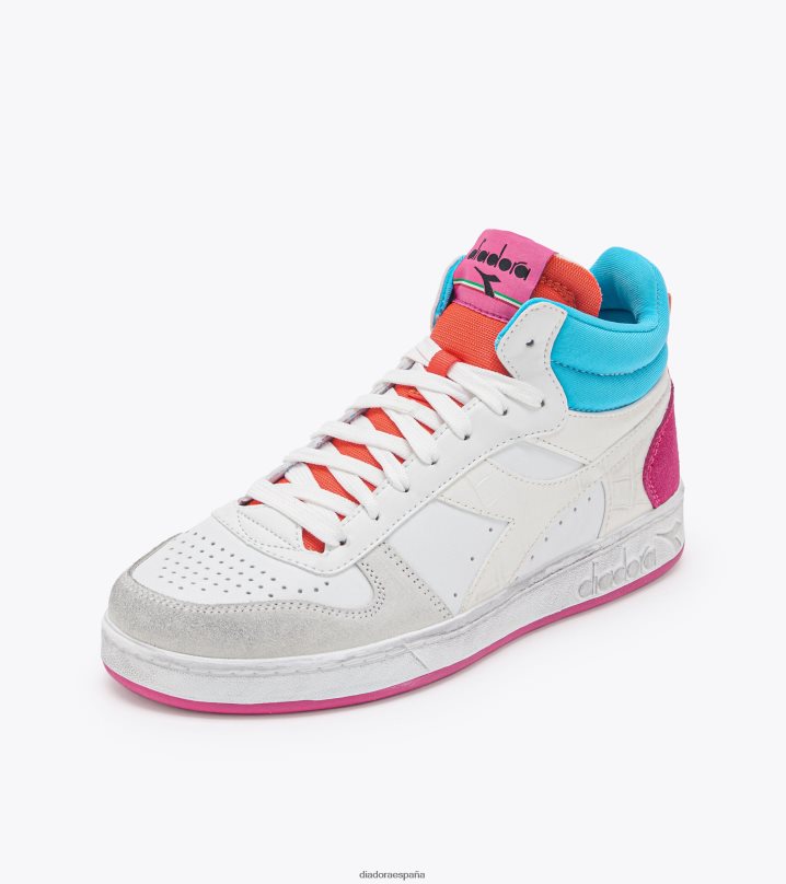 canasta magica demi croco wn 8T8H4Z567 blanco/botón de soltero/daiquiri mujer Diadora zapatos