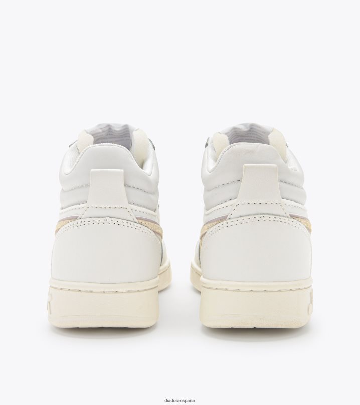 canasta magica demi cuero wn 8T8H4Z569 mármol blanco/lila mujer Diadora zapatos