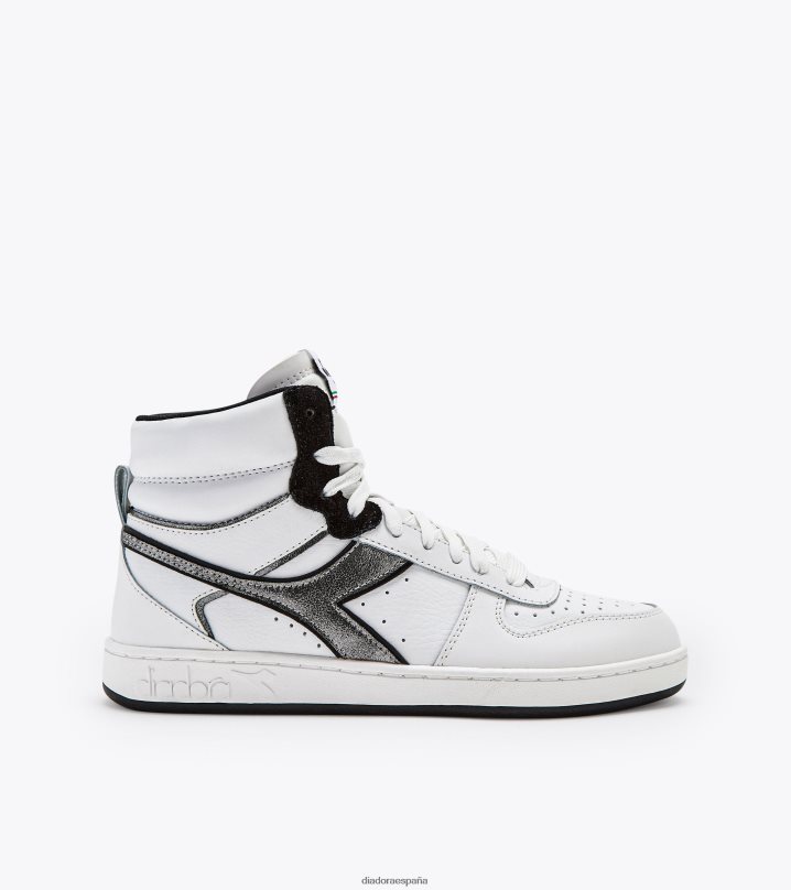 canasta magica mid metal wn 8T8H4Z571 blanco óptico/negro mujer Diadora zapatos
