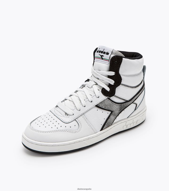canasta magica mid metal wn 8T8H4Z571 blanco óptico/negro mujer Diadora zapatos