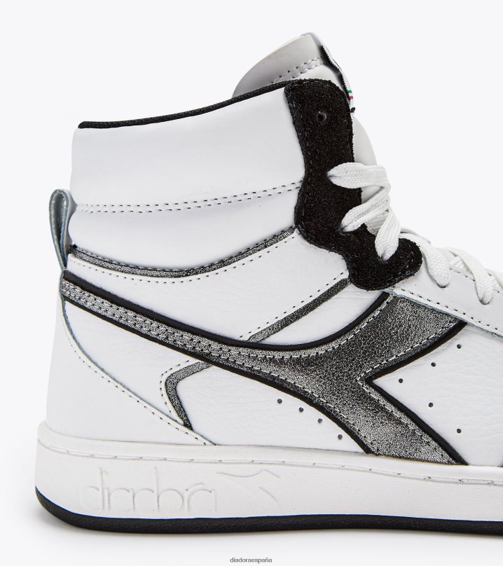 canasta magica mid metal wn 8T8H4Z571 blanco óptico/negro mujer Diadora zapatos