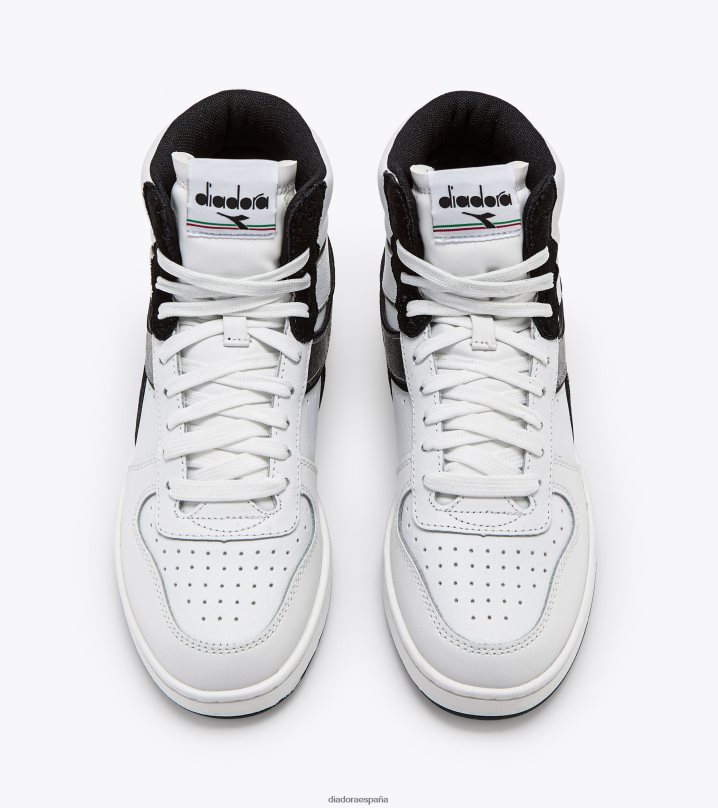 canasta magica mid metal wn 8T8H4Z571 blanco óptico/negro mujer Diadora zapatos