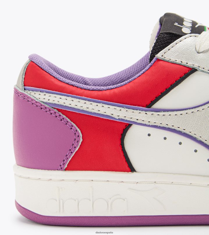 cesta mágica baja galaxy wn 8T8H4Z576 blanco plateado mujer Diadora zapatos