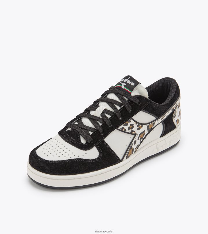 cesta mágica baja pantera wn 8T8H4Z577 blanco negro mujer Diadora zapatos