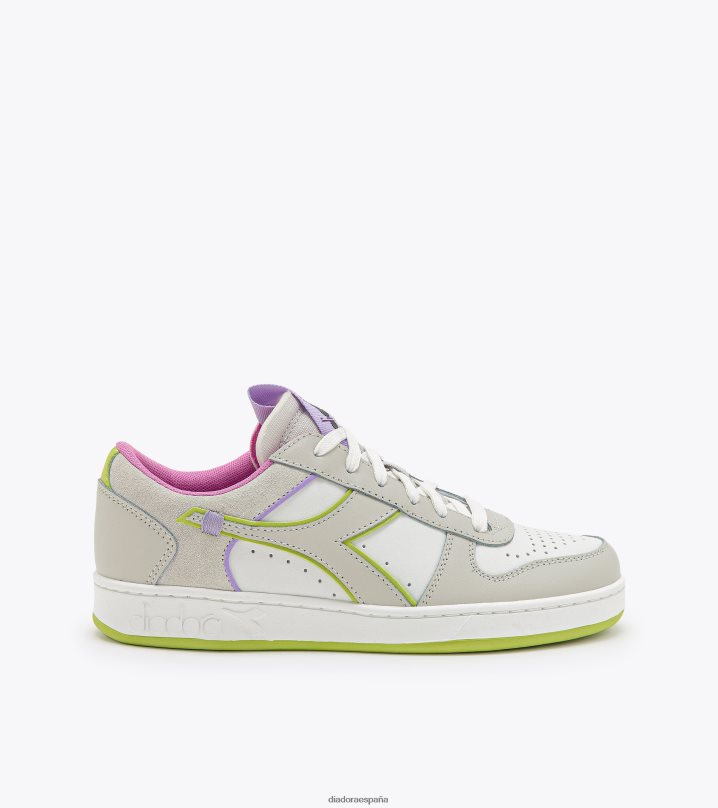 cesta mágica etiqueta baja wn 8T8H4Z592 blanco/verde daiquirí mujer Diadora zapatos
