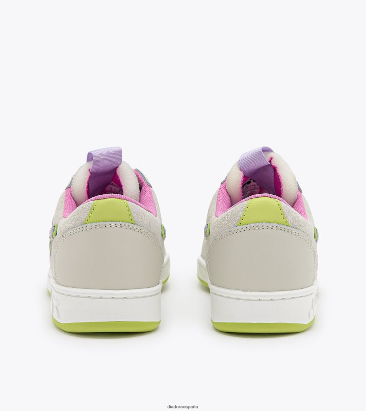 cesta mágica etiqueta baja wn 8T8H4Z592 blanco/verde daiquirí mujer Diadora zapatos