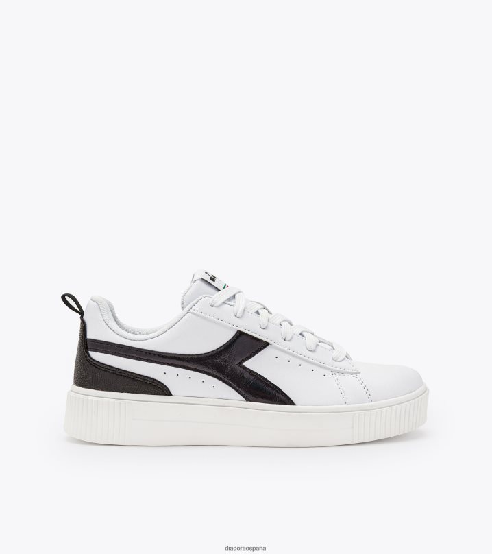 holograma ámbar 8T8H4Z593 blanco negro mujer Diadora zapatos