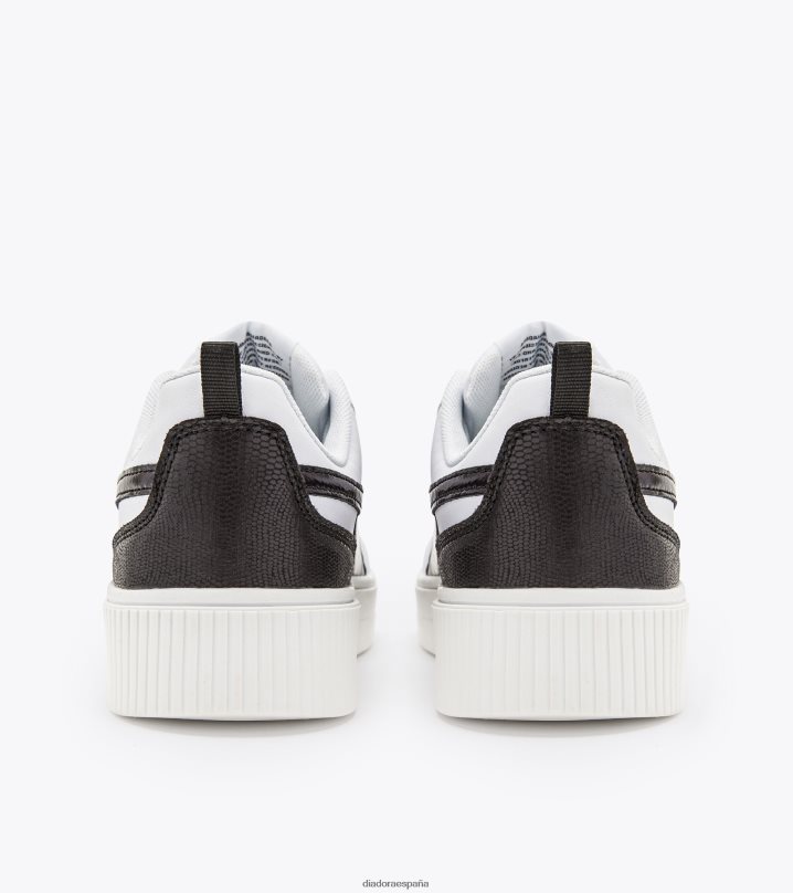 holograma ámbar 8T8H4Z593 blanco negro mujer Diadora zapatos