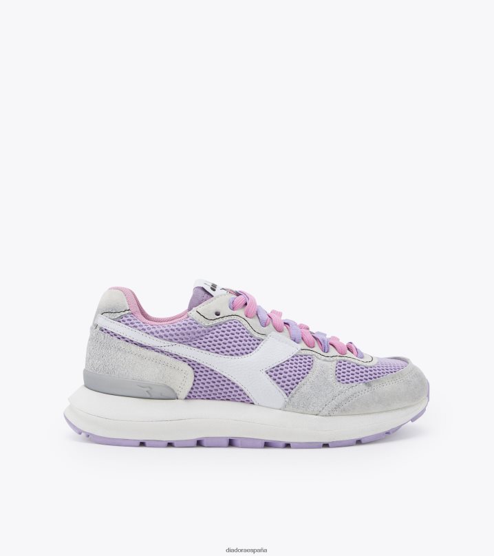 kmaro 42 piel de cerdo cera wn 8T8H4Z551 blanco/ciclamen/baya violeta mujer Diadora zapatos
