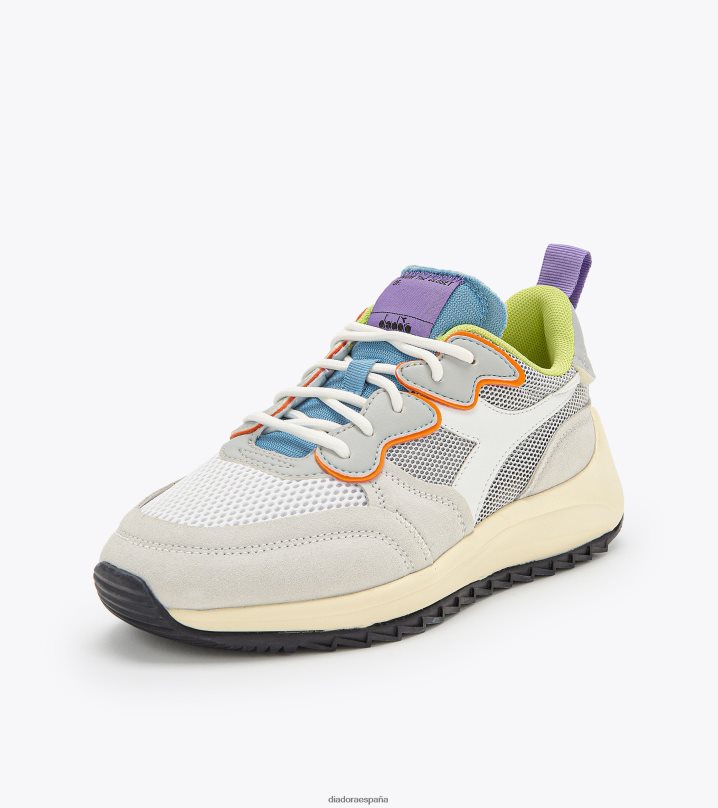 malla de gamuza alegre 8T8H4Z583 amanecer azul/blanco mujer Diadora zapatos