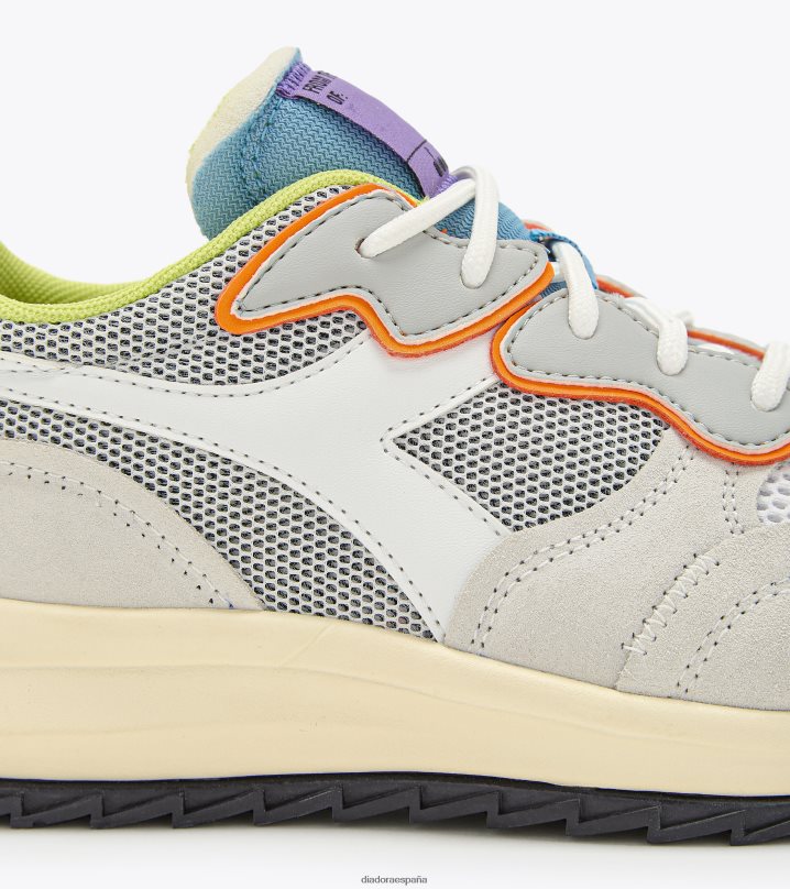 malla de gamuza alegre 8T8H4Z583 amanecer azul/blanco mujer Diadora zapatos