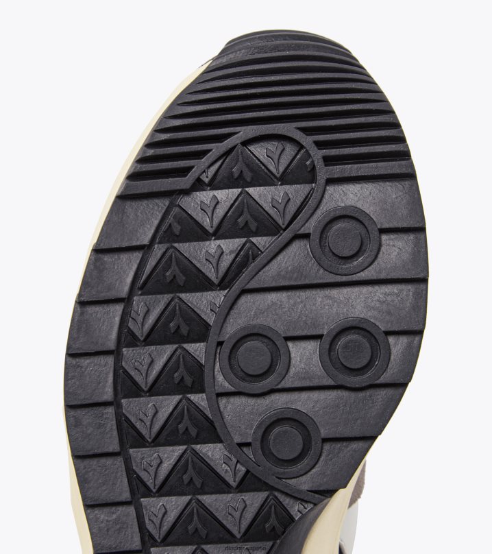 malla de gamuza alegre 8T8H4Z584 negro/gris gaviota oscuro mujer Diadora zapatos