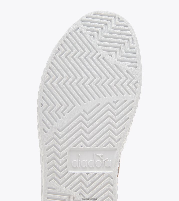 paso de juego premium 8T8H4Z596 plata blanca mujer Diadora zapatos