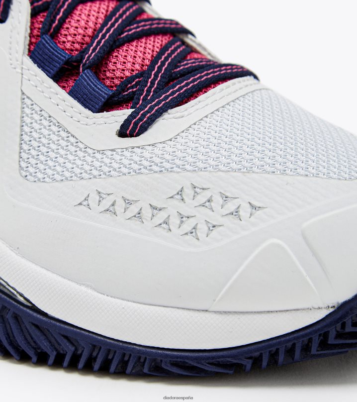 blushield torneo 2 w arcilla 8T8H4Z553 blanco/blueprint/rosa milenrama mujer Diadora zapatos