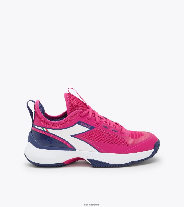 final con arcilla 8T8H4Z563 milenrama rosa/blanco/plano mujer Diadora zapatos
