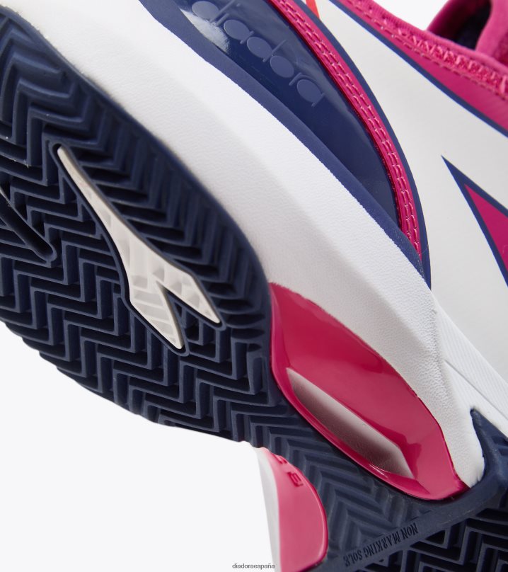 final con arcilla 8T8H4Z563 milenrama rosa/blanco/plano mujer Diadora zapatos