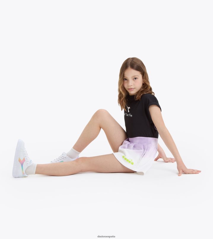 jg.corto teñido anudado 8T8H4Z773 rosa lila pálido chicas Diadora vestir