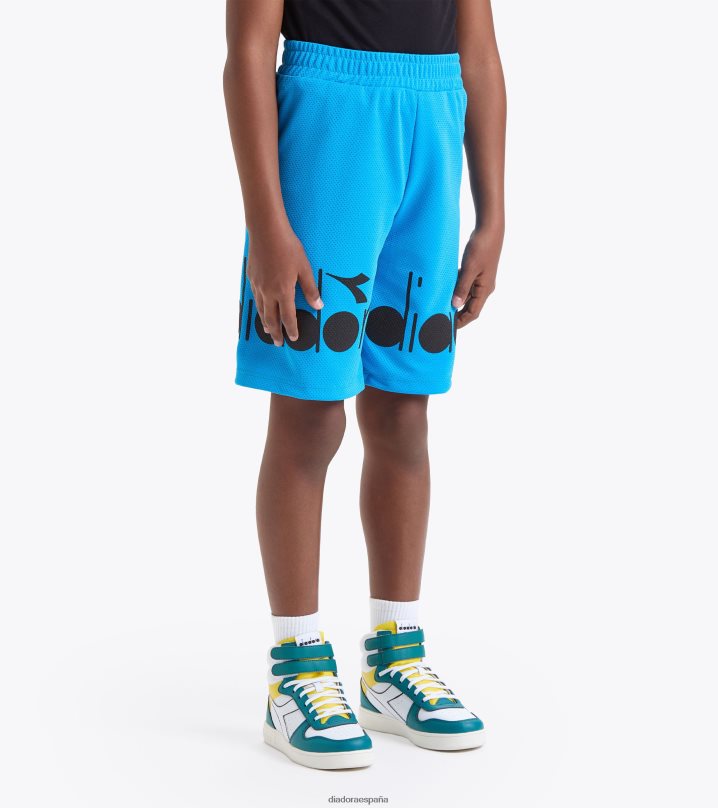 logotipo de ju.bermuda 8T8H4Z824 turquesa azul cielo chicas Diadora vestir