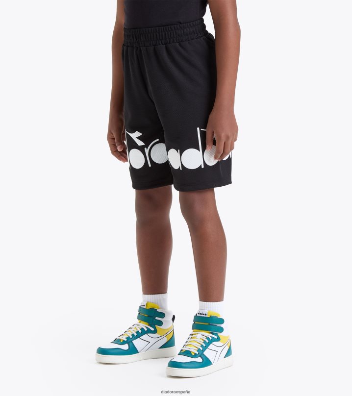 logotipo de ju.bermuda 8T8H4Z825 negro chicas Diadora vestir