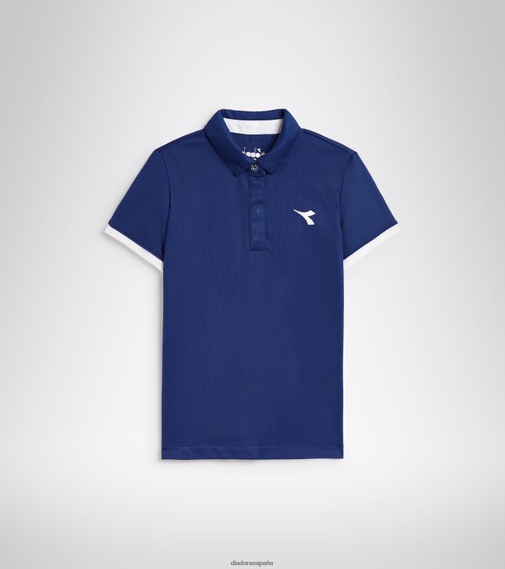 gramo. cancha de polo 8T8H4Z932 marina saltire chicas Diadora vestir