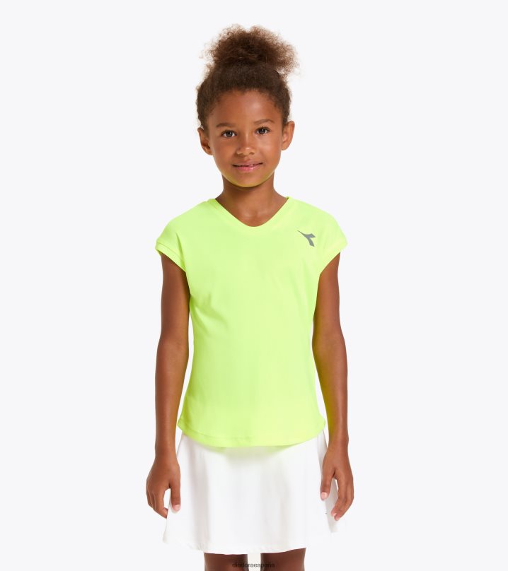 gramo. equipo de camiseta 8T8H4Z976 amarillo fluo dd chicas Diadora vestir