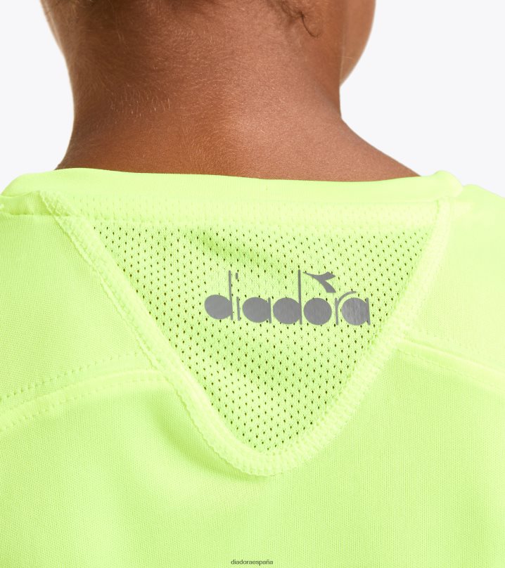 gramo. equipo de camiseta 8T8H4Z976 amarillo fluo dd chicas Diadora vestir