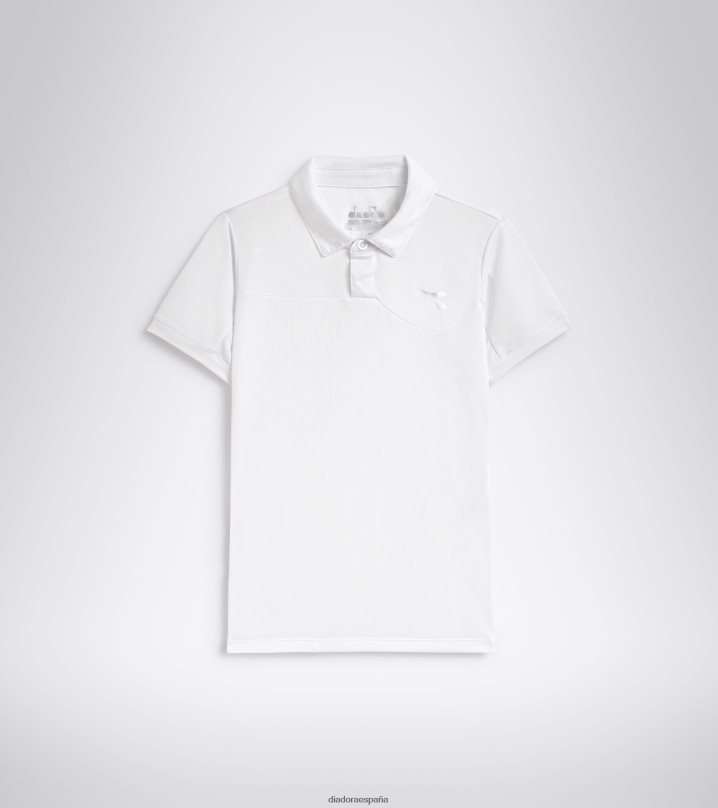 j. cancha de polo 8T8H4Z921 blanco óptico Niños Diadora vestir