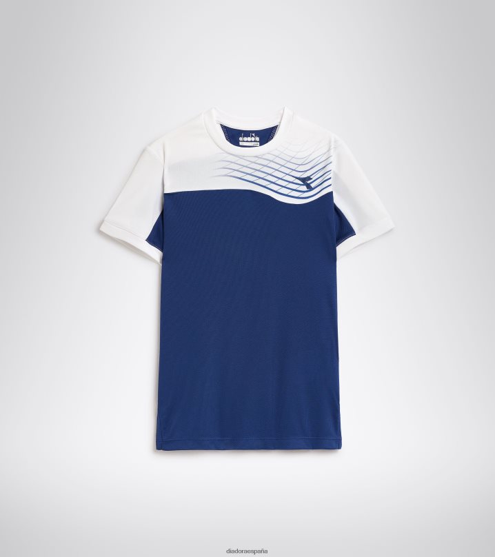 j. corte de camiseta 8T8H4Z946 marina saltire Niños Diadora vestir