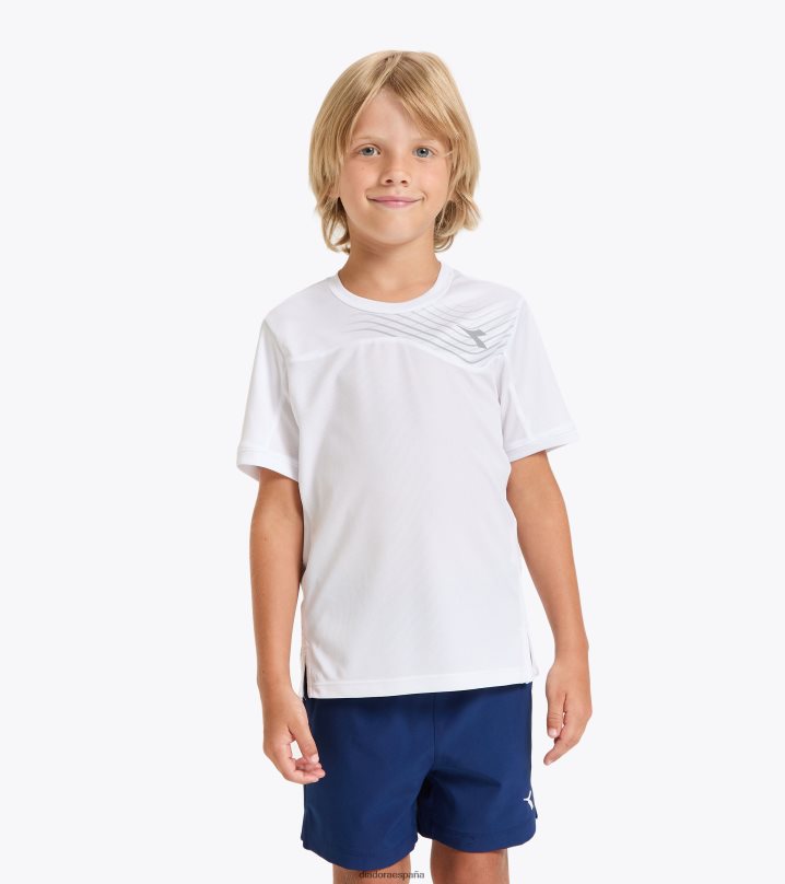 j. corte de camiseta 8T8H4Z947 blanco óptico Niños Diadora vestir