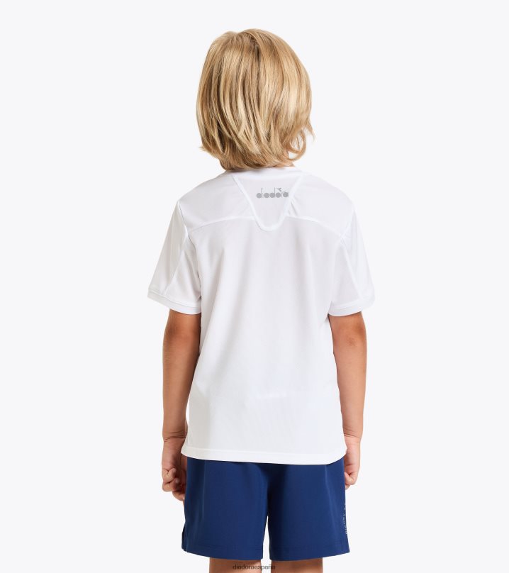 j. corte de camiseta 8T8H4Z947 blanco óptico Niños Diadora vestir